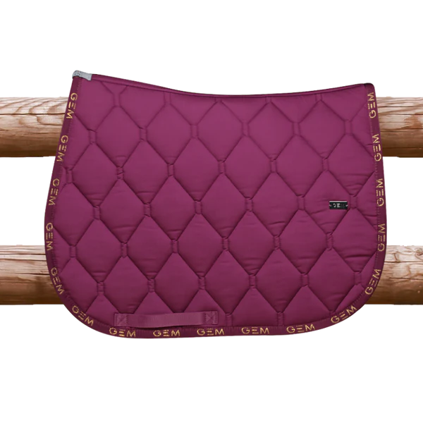 GEM - Tapis de selle Love violet