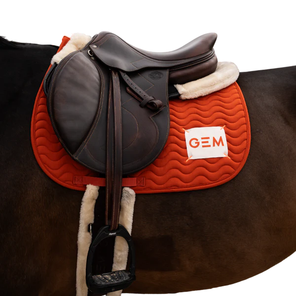 GEM - Tapis de selle Touc Touc brique