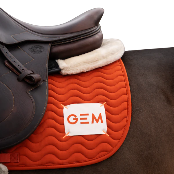 GEM - Tapis de selle Touc Touc brique
