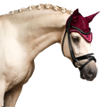 Equestrian Stockholm - Bonnet pour cheval Bordeaux