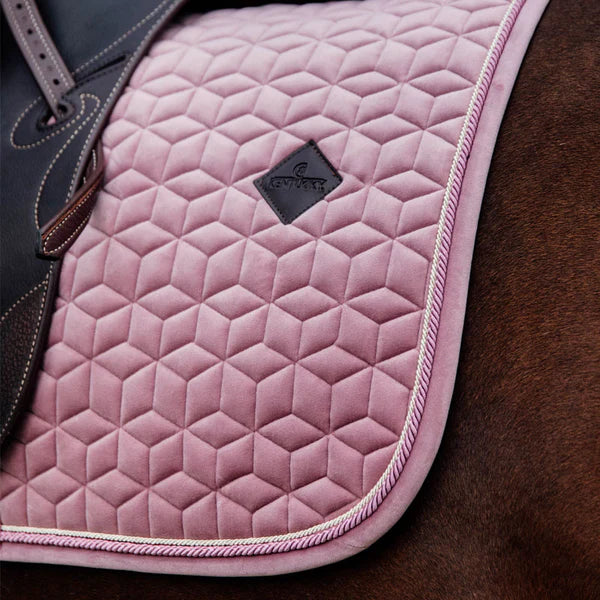 Kentucky Horsewear - Tapis de dressage Velvet Vieux Rose