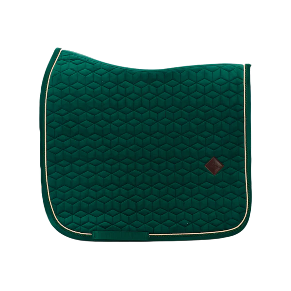 Kentucky Horsewear - Tapis de dressage Velvet Vert foncé