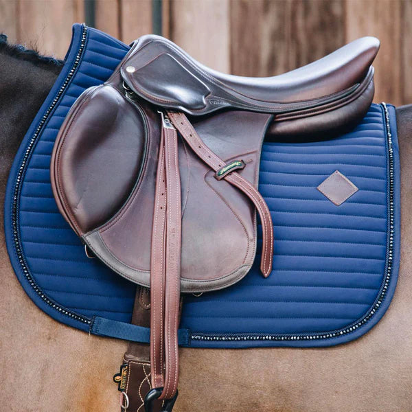 Kentucky Horsewear - Tapis de selle Pearls marine