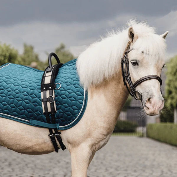 Kentucky Horsewear - Tapis de selle Velvet Jumping Emeraude pour minis