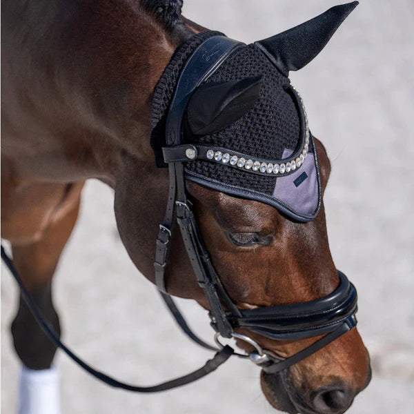 Equestrian Stockholm - Bonnet pour chevaux Modern Dark Violet