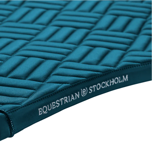 Equestrian Stockholm - Tapis de dressage Modern Teal Blue