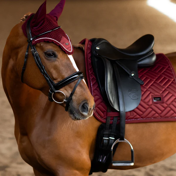 Equestrian Stockholm - Tapis de dressage Modern bordeaux