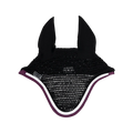 Harcour - Bonnet pour chevaux Feeby noir/ figue