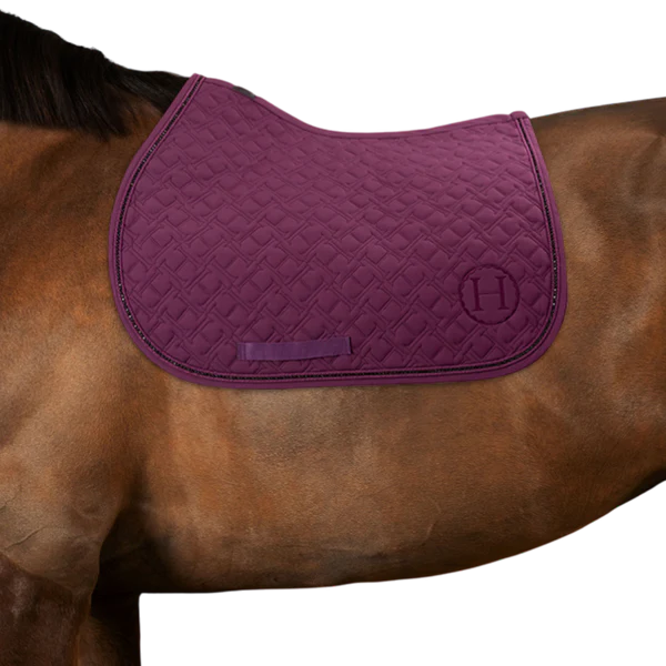 Harcour - Tapis de selle Saphir figue