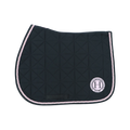 Harcour - Tapis de selle Suze noir/ rose