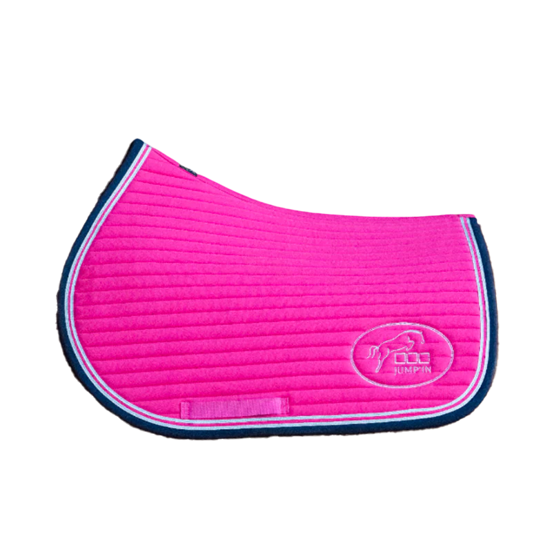 Jump'In - Tapis de selle Balthazar fuschia/ marine