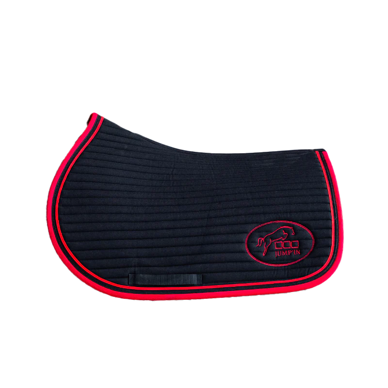 Jump'In - Tapis de selle Balthazar noir/ rouge