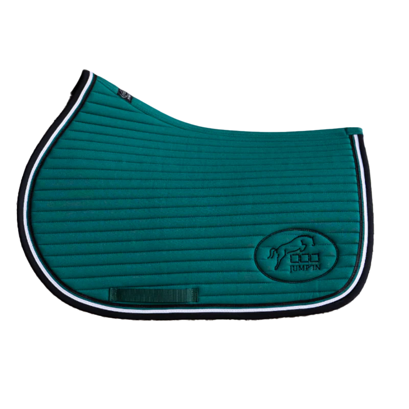 Jump'In - Tapis de selle Balthazar vert/ noir