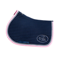 Jump'In - Tapis de selle Balthazar marine/ rose