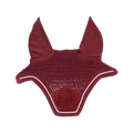 Kentucky Horsewear - Bonnet pour chevaux anti-bruits Wellington Velvet bordeaux
