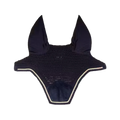 Kentucky Horsewear - Bonnet pour chevaux anti-bruits Wellington Velvet dark navy