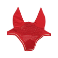 Kentucky Horsewear - Bonnet pour chevaux anti-bruits Wellington Velvet rouge