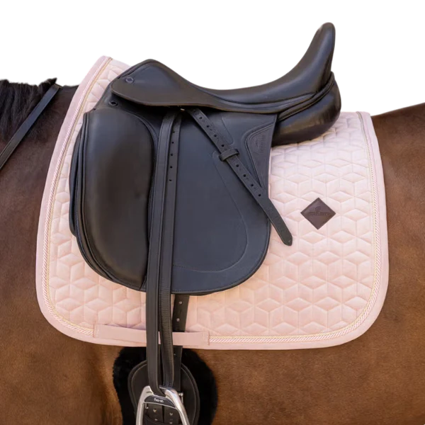 Kentucky Horsewear - Tapis de dressage Velvet soft rose