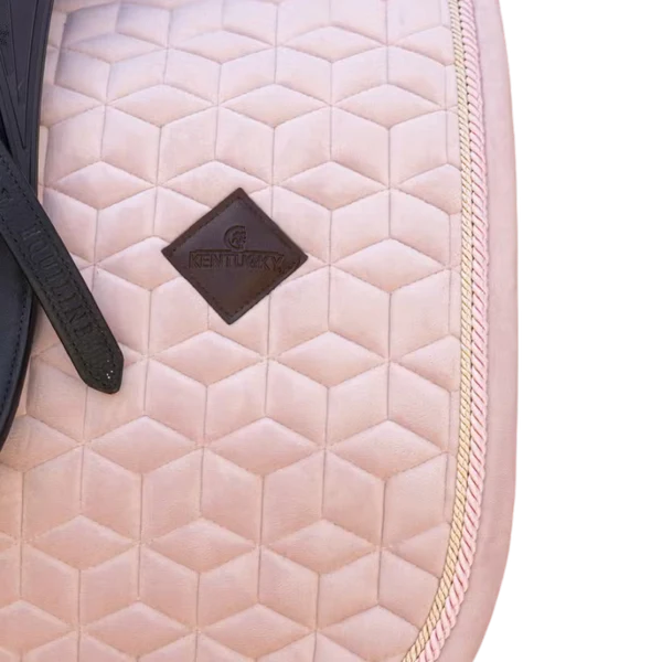 Kentucky Horsewear - Tapis de dressage Velvet soft rose