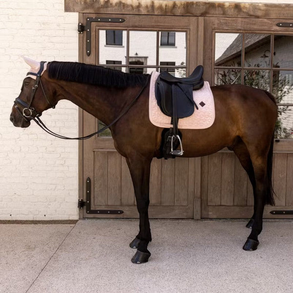 Kentucky Horsewear - Tapis de dressage Velvet soft rose
