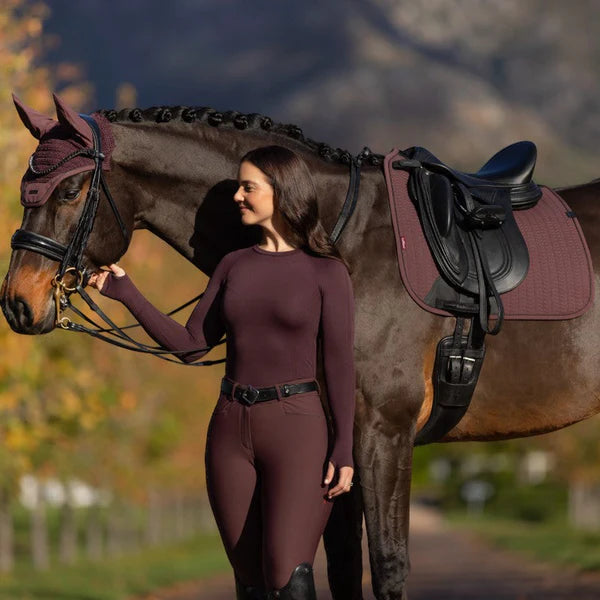 LeMieux - Tapis de dressage Square Essence damson