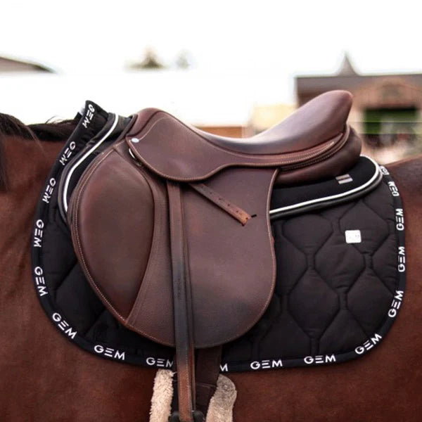 GEM - Tapis de selle Love noir