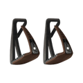 Freejump - Étriers Soft'Up Lite Noir / Choco