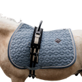 Kentucky Horsewear - Tapis de selle Velvet Jumping Bleu Clair pour minis