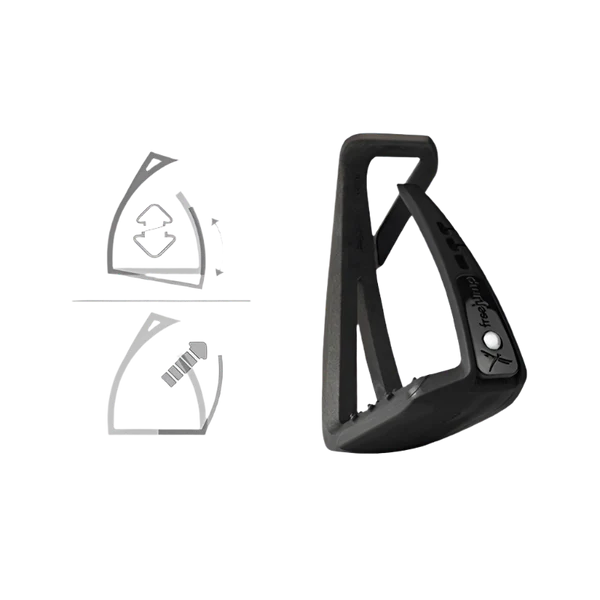 Freejump - Étriers Soft'Up Lite Noir / Noir