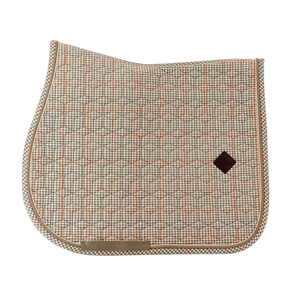 Kentucky Horsewear - Tapis de selle Pied de Poule beige