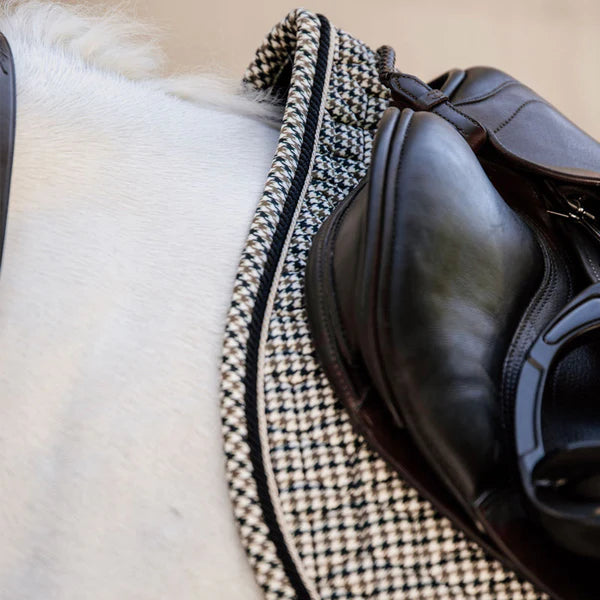 Kentucky Horsewear - Tapis de selle Pied de Poule brun