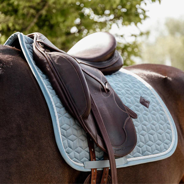 Kentucky Horsewear - Tapis de dressage Velvet bleu ciel