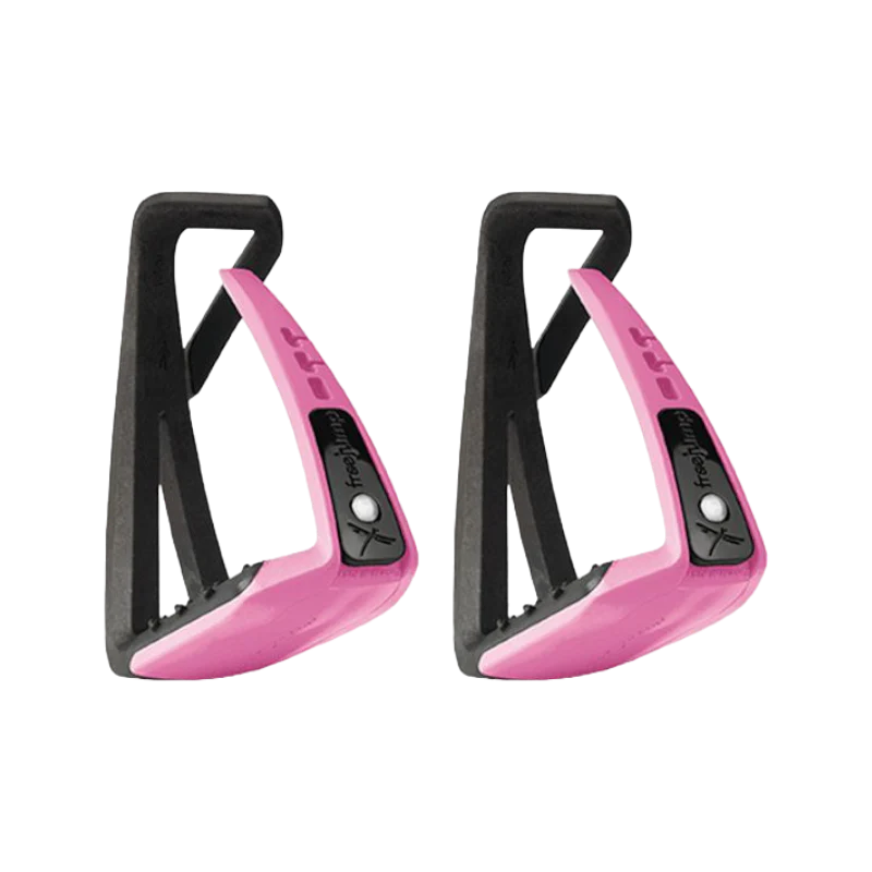 Freejump - Étriers Soft'Up Lite Noir / Rose