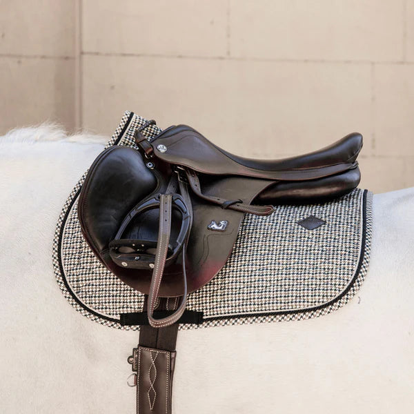 Kentucky Horsewear - Tapis de selle Pied de Poule brun