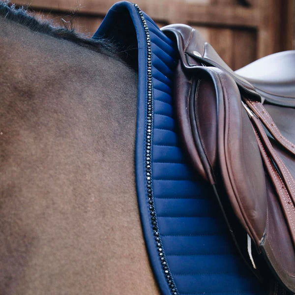 Kentucky Horsewear - Tapis de selle Pearls marine