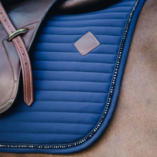 Kentucky Horsewear - Tapis de selle Pearls marine