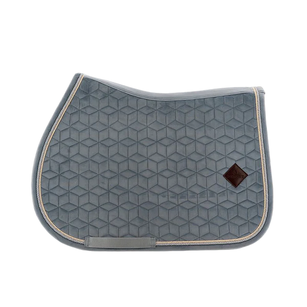 Kentucky Horsewear - Tapis de selle Velvet Jumping Bleu Clair pour minis