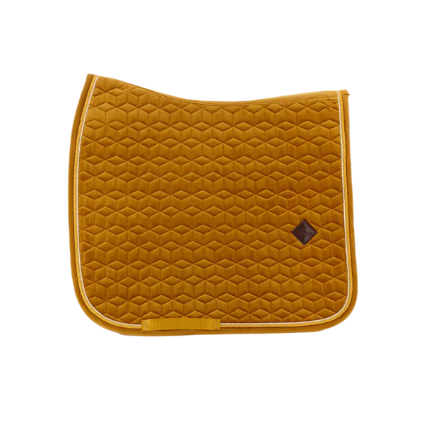 Kentucky Horsewear - Tapis de dressage Velvet Moutarde