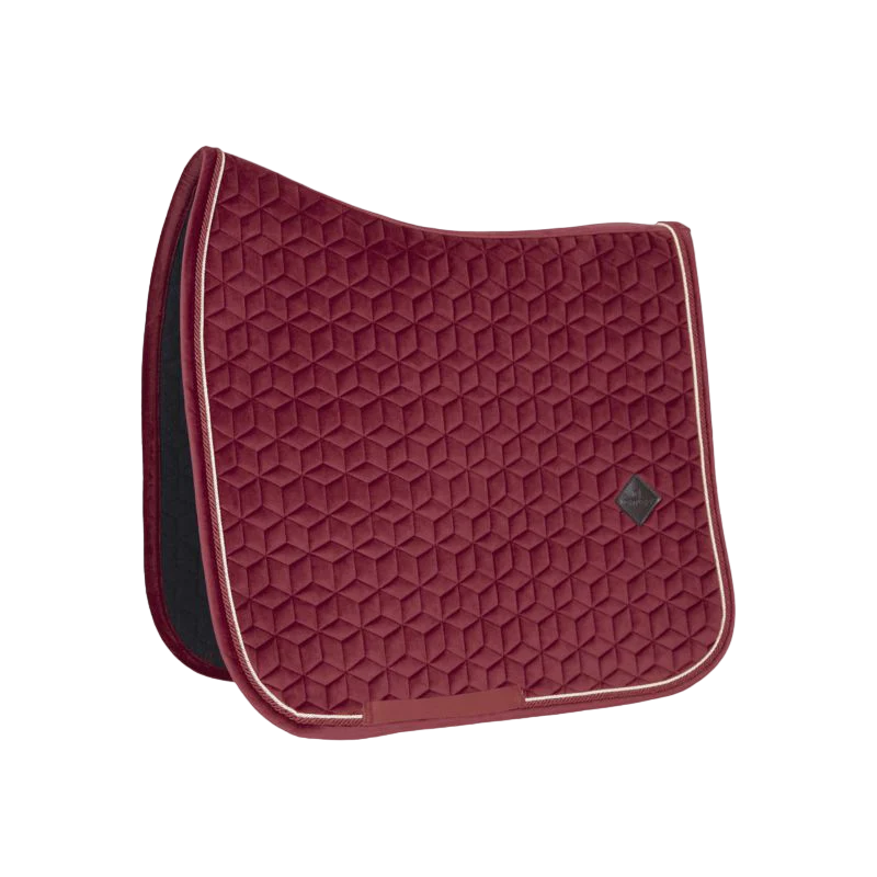 Kentucky Horsewear - Tapis de dressage Velvet bordeaux